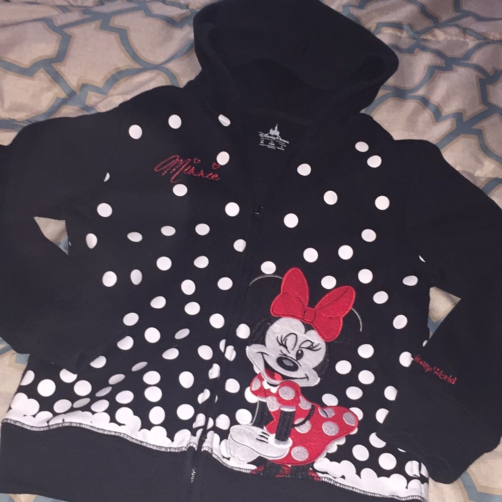 Disney Minnie Mouse polka dot sweatshirt like new